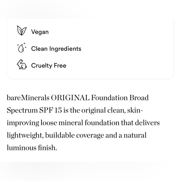 bareMinerals Loose Powder Foundation SPF15 NEUTRAL DARK 24🪞 NEW - Picture 4 of 7